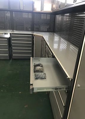 Zware wielen Garage gereedschapskast met koudgewalste stalen plaat en poeder gecoat