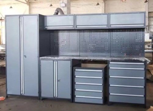 Garage Workshop Combinatie werkbank met laden en gereedschapsopslagkas 45 inch