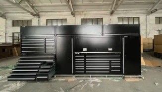 Garage rollend gereedschapskast Multifunctioneel koudgewalst staal met wielen en kluisje