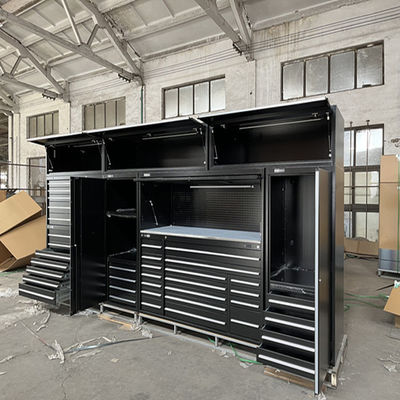 Werktuigen voor garagewinkels Koudgewalst staal Metalen opslagkasten voor zware gereedschapskist