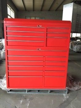 15 Drawer metalen gereedschapskast op wielen voor opslag in de garage