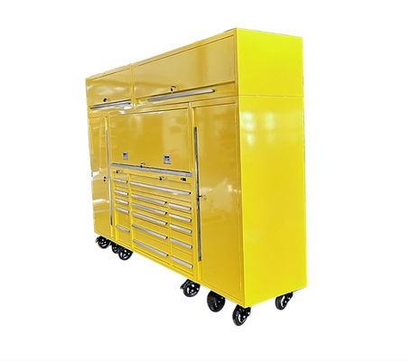 72 inch mechanische gereedschapskist met laden en optionele mat roestvrijstalen kast