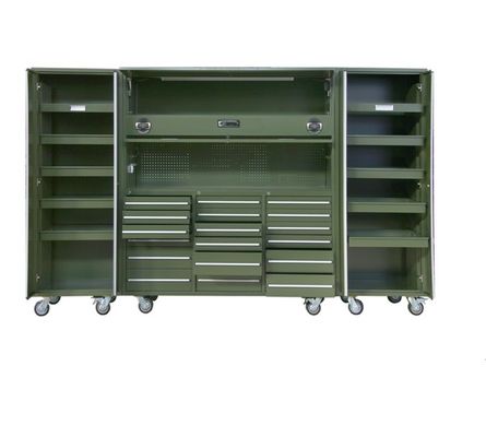 Drawer Mat Optioneel 72 inch mobiele gereedschapskast met 7 laden en 258 gereedschapsopslag