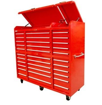 Garage opslag gereedschapskist met zware wielen en koudgewalst staal materiaal