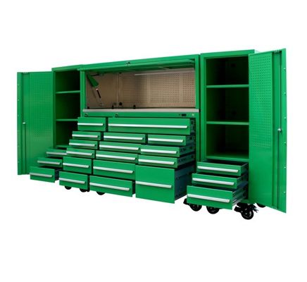 Mechanics Auto Repair Tools Set Box Industrial Heavy Duty Tool Box met wielen en sleutelslot